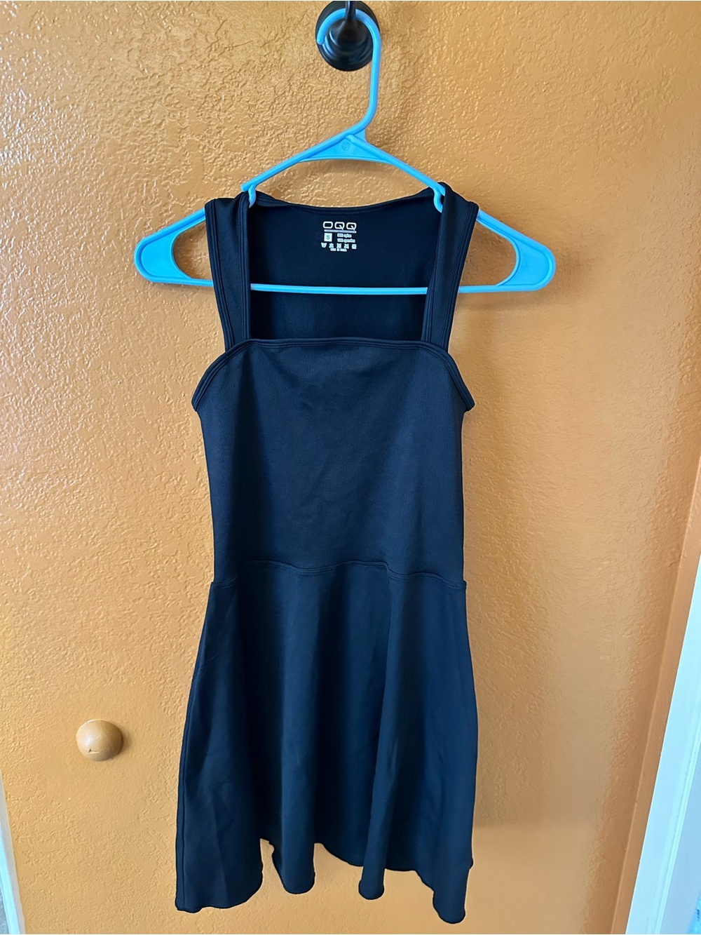 Black Sleeveless Mini Dress - Unbranded